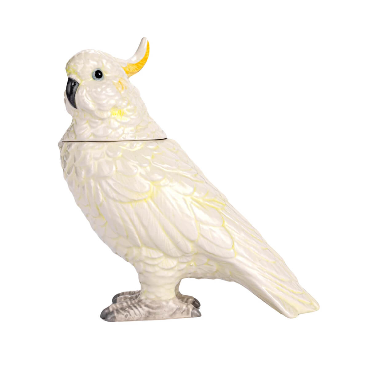 Ceramic Cockatoo Shaped Lidded Jar side white | MILK MONEY milkmoney.co | Home decor online, Modern home decor, Luxury home furnishings, Best home decor, Home accessories for sale, Living room furniture sets, Kitchen decor ideas, Wall art for home, Bathroom accessories, Vintage home decor, Minimalist home decor