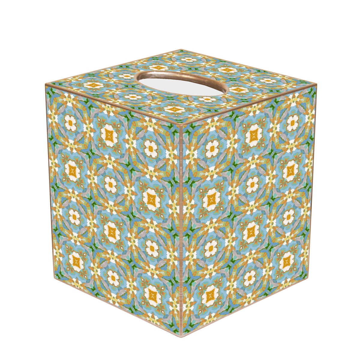 Chelsea Orange by Laura Park Paper Mache Tissue Box Cover