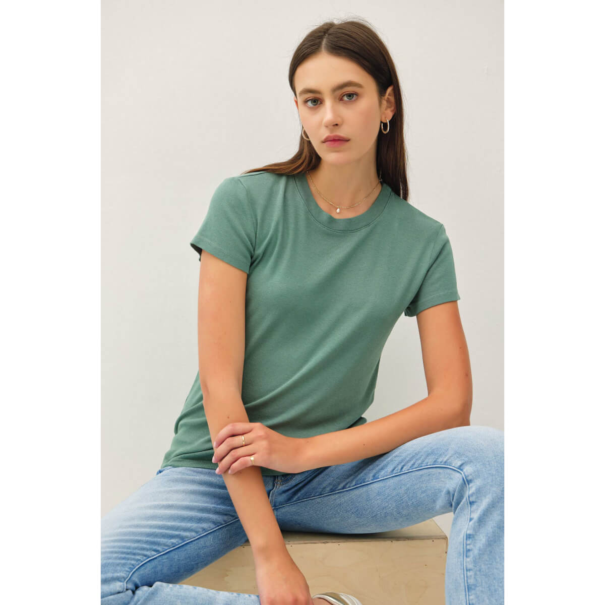 Classic Cotton Crewneck Tee