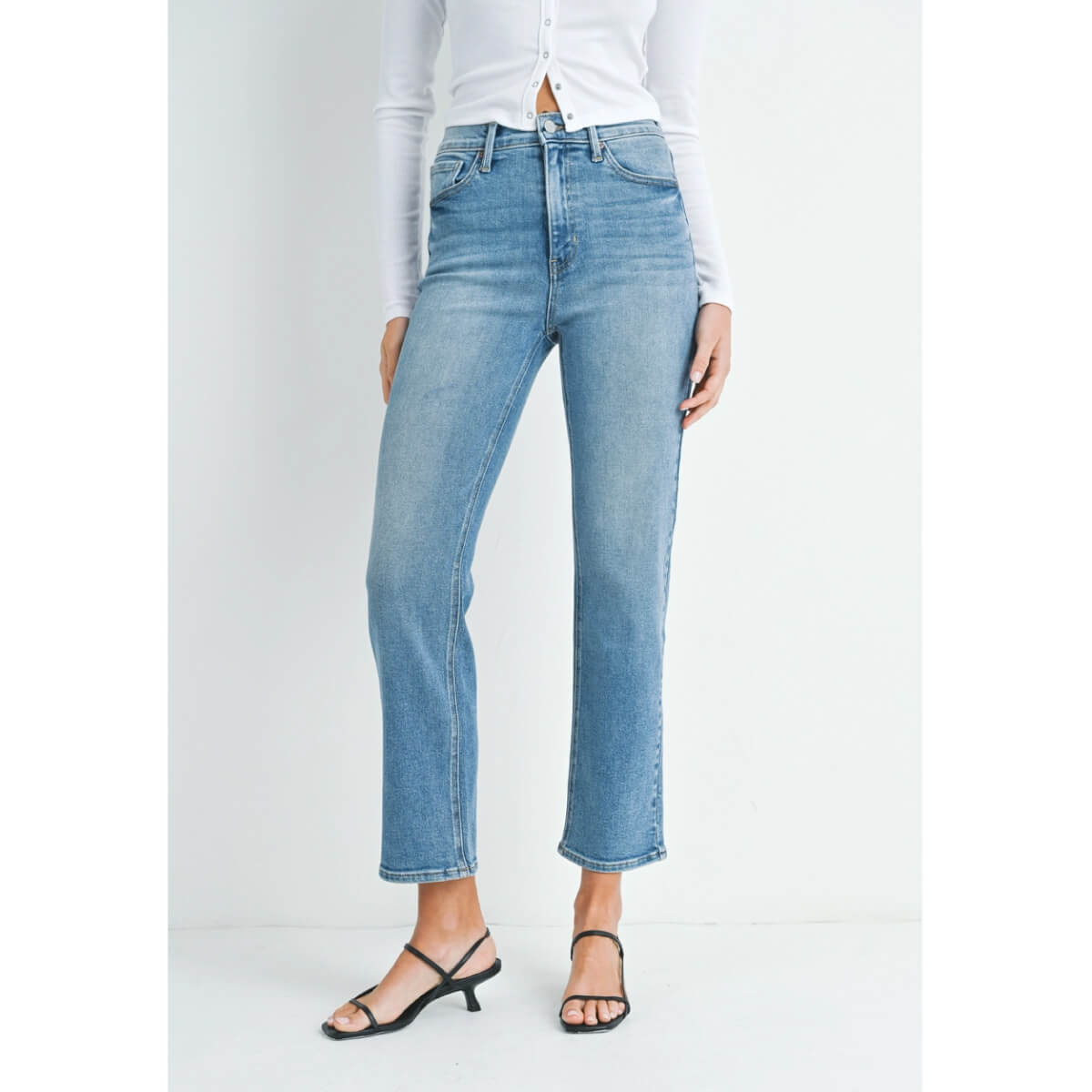 Classic High Rise Straight Leg Jean Women's Denim MILK MONEY