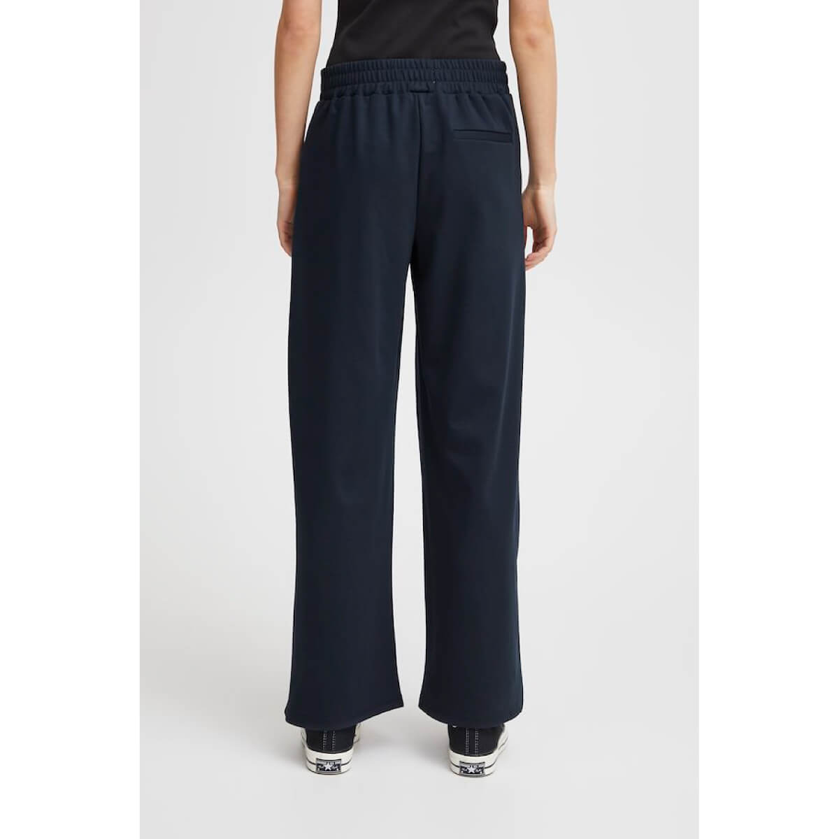Classic Kate Trousers navy back | MILK MONEY milkmoney.co | cute pants for women. cute trendy pants.