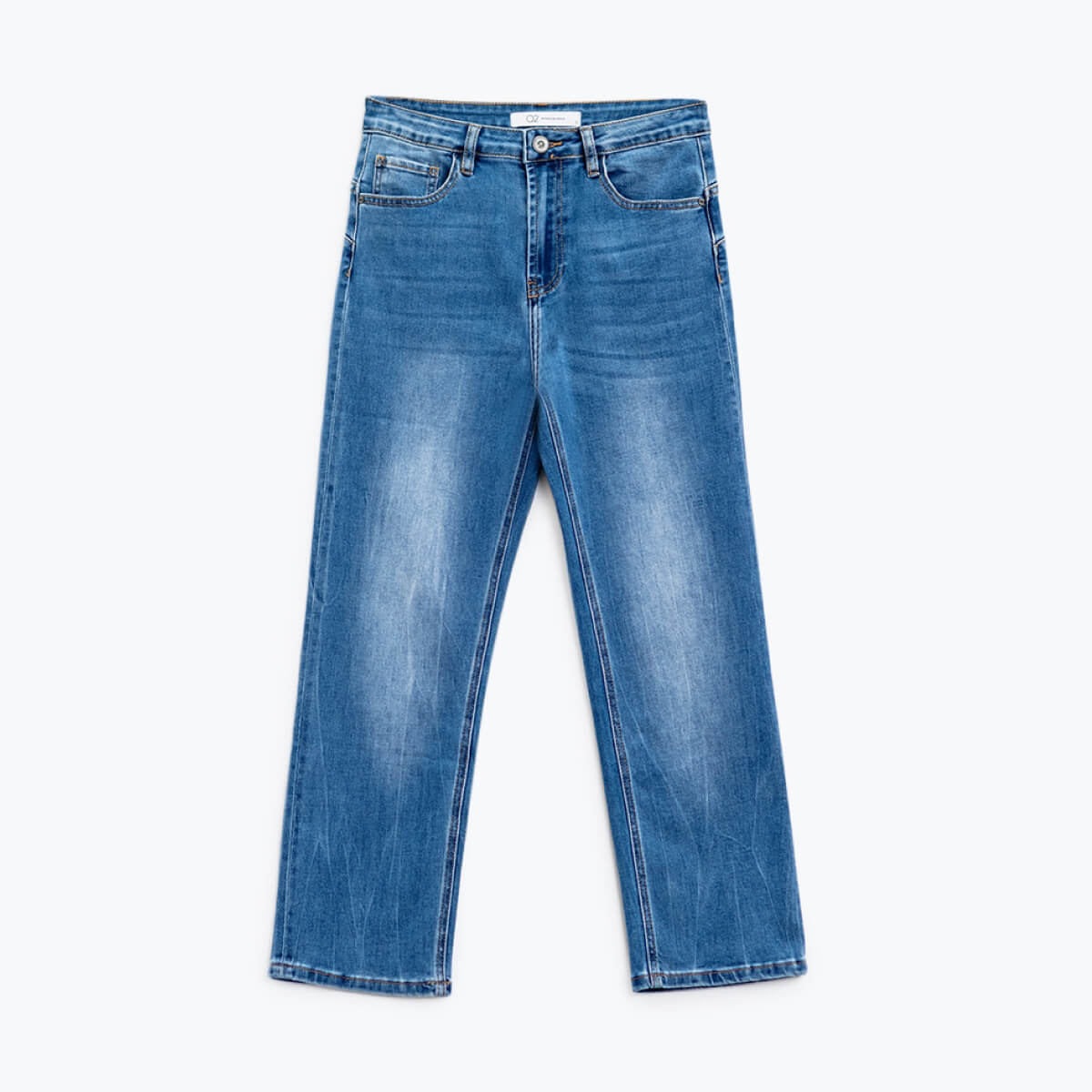 Classic Straight Jeans blue front | MILK MONEY milkmoney.co | cute clothes for women. womens online clothing. trendy online clothing stores. womens casual clothing online. trendy clothes online. trendy women's clothing online. ladies online clothing stores. trendy women's clothing stores. cute female clothes.