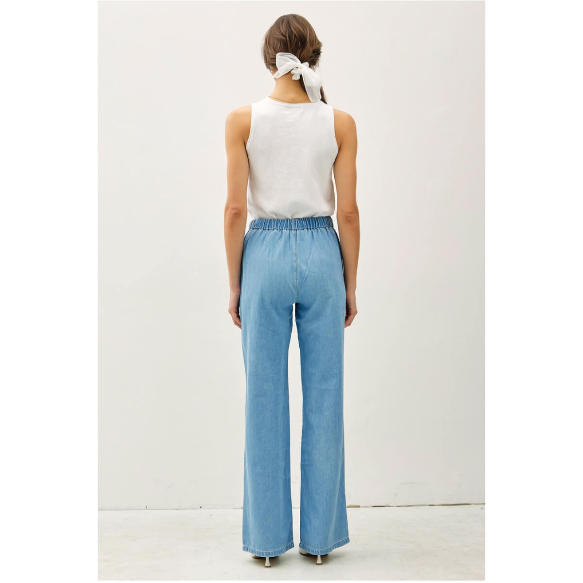 Cotton Wide Leg Pants