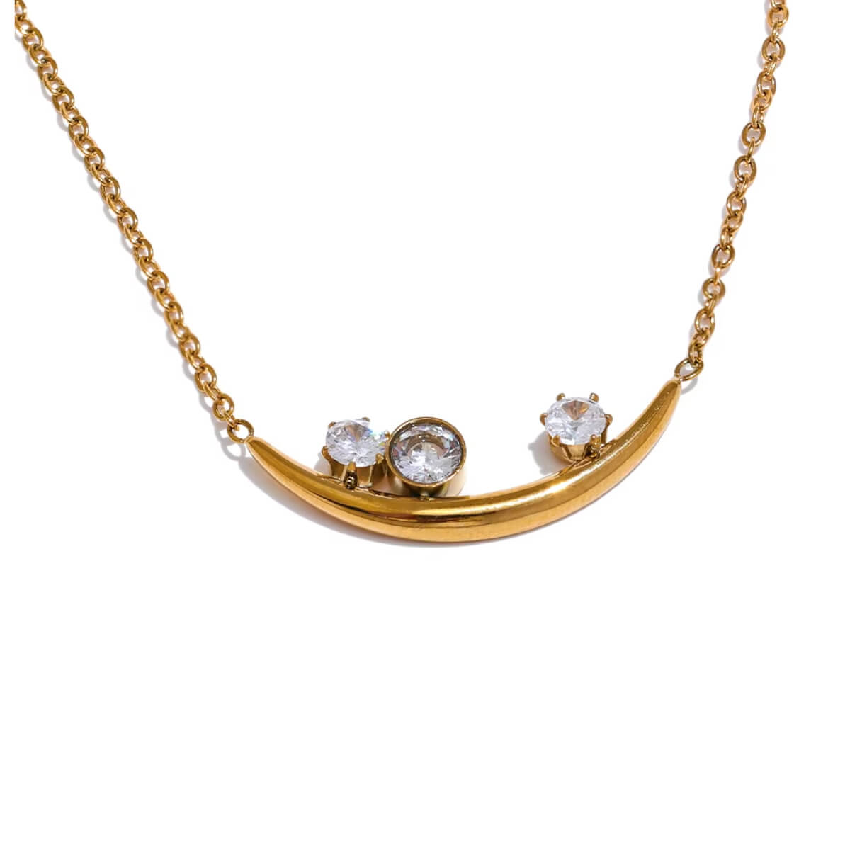 Crystal Cluster Necklace gold front | MILK MONEY milkmoney.co | cute necklaces. pretty necklaces. trendy necklaces.
cute simple necklaces. cute gold necklace. cute cheap necklaces. cute necklaces for women. trendy layered necklaces. casual necklace. cute trendy necklaces