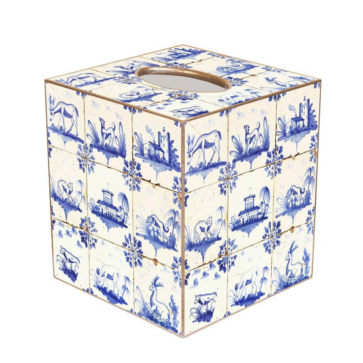 Delft Tiles Paper Mache Tissue Box Cover blue front | MILK MONEY milkmoney.co | Home decor online, Modern home decor, Luxury home furnishings, Best home decor, Home accessories for sale, Living room furniture sets, Kitchen decor ideas, Wall art for home, Bathroom accessories, Vintage home decor, Minimalist home decor
