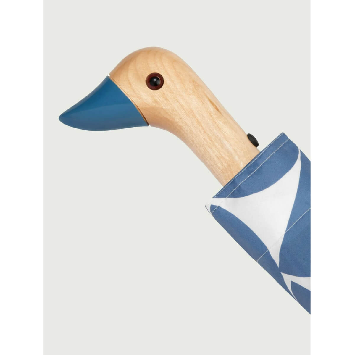 Denim Moon Compact Duckhead Umbrella front | MILK MONEY milkmoney.co | white elephant gift ideas, gift, mother's day gift ideas, white elephant gift, gift shops near me, cute umbrella