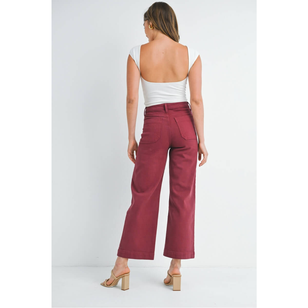 Colored Denim Utility Pants