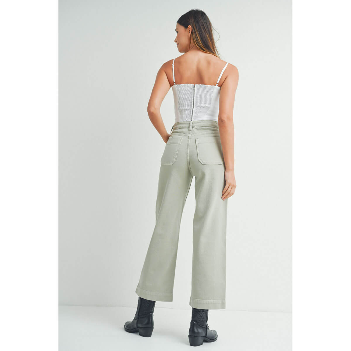 Colored Denim Utility Pants