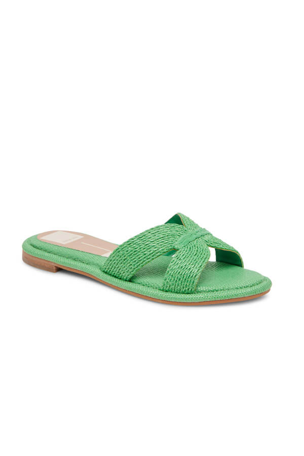 Dolce Vita Atomic Sandals seaglass side | MILK MONEY milkmoney.co | cute sandals for women. cute slides for women. trendy womens sandals. women sandals online. pretty sandals for women. cute slides womens.