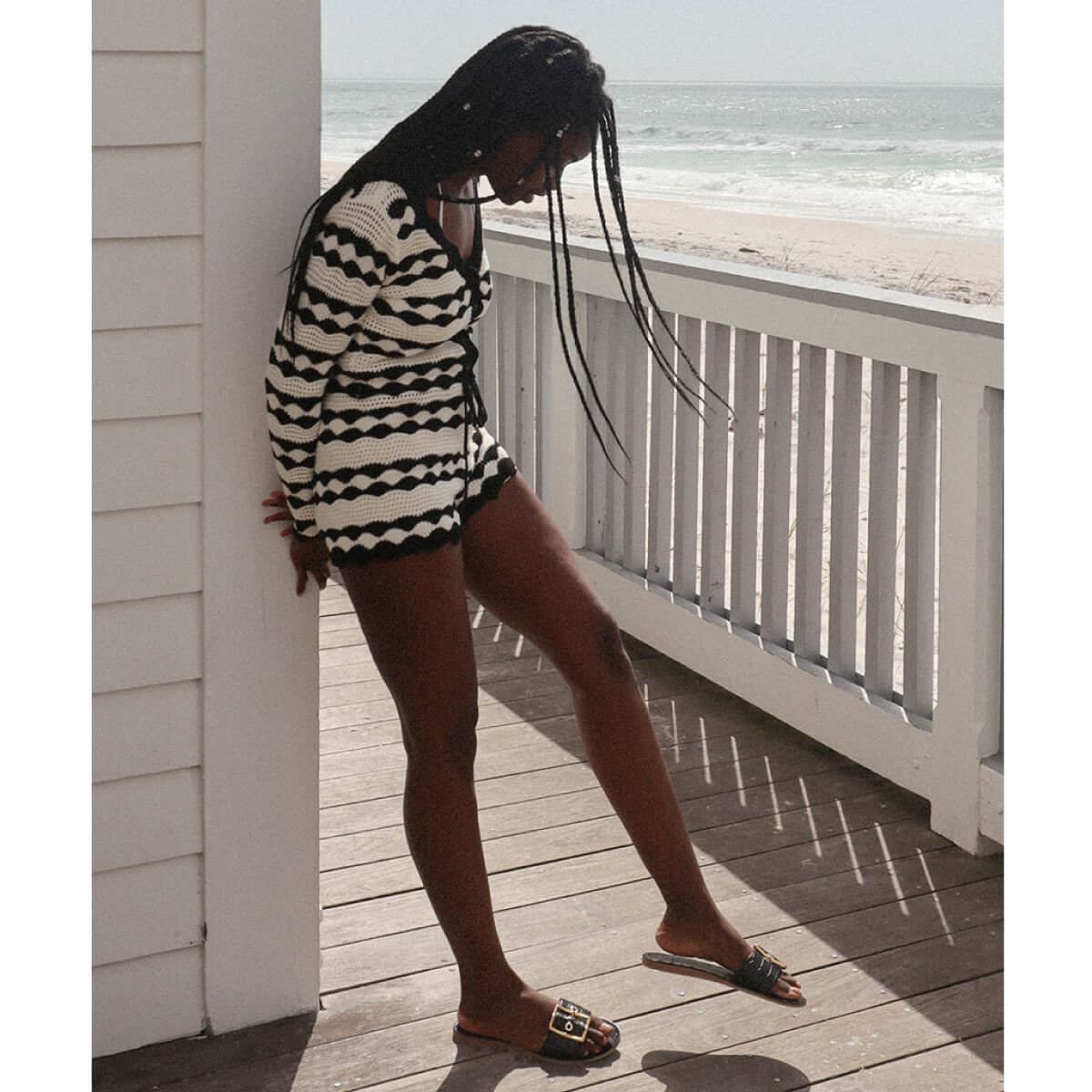 Dolce Vita Dasa Sandals onyx side | MILK MONEY milkmoney.co | cute sandals for women. cute slides for women. trendy womens sandals. women sandals online. pretty sandals for women. cute slides womens.