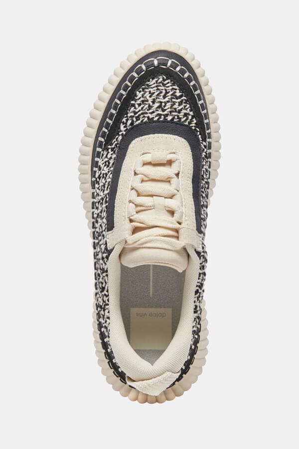 Dolce Vita Dolen Sneakers white black top | MILK MONEY milkmoney.co | cute shoes for women. ladies shoes. nice shoes for women. footwear for women. ladies shoes online. ladies footwear. womens shoes and boots. pretty shoes for women. beautiful shoes for women.