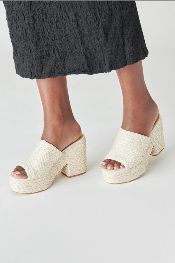 Dolce Vita Elora Heels off white model | MILK MONEY milkmoney.co | cute shoes for women. ladies shoes. nice shoes for women. footwear for women. ladies shoes online. ladies footwear. womens shoes and boots. pretty shoes for women. beautiful shoes for women.