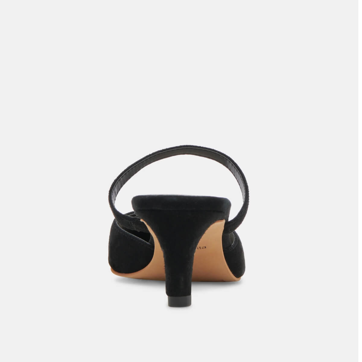 Dolce Vita Kanika Mid Heels black back | MILK MONEY milkmoney.co | cute shoes for women. ladies shoes. nice shoes for women. footwear for women. ladies shoes online. ladies footwear. womens shoes and boots. pretty shoes for women. beautiful shoes for women.