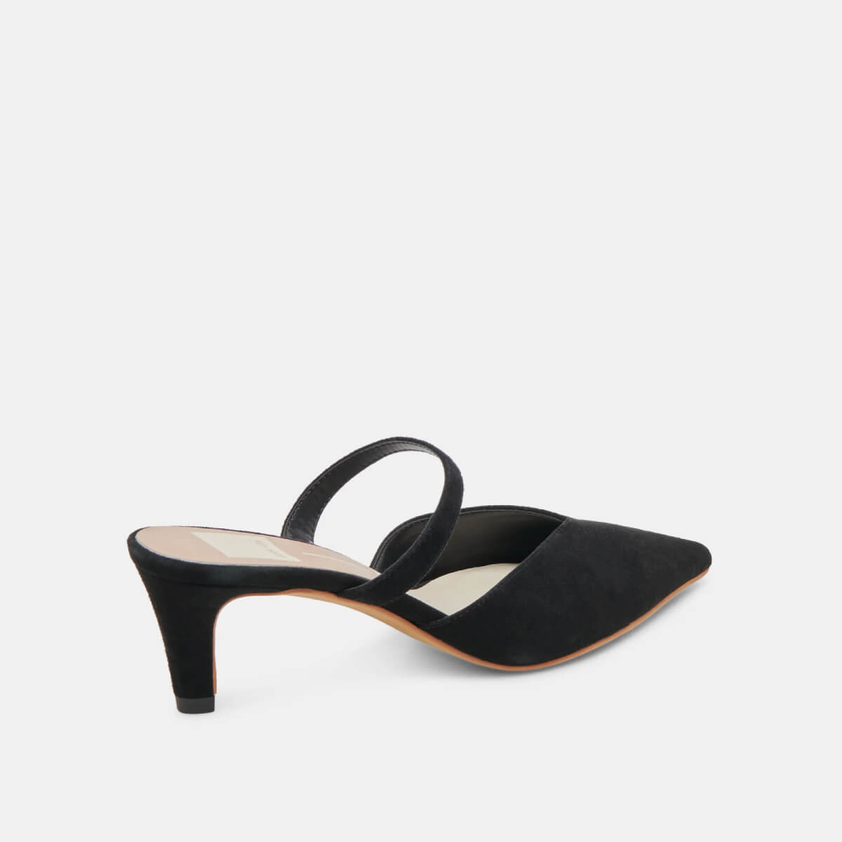 Dolce Vita Kanika Mid Heels black side | MILK MONEY milkmoney.co | cute shoes for women. ladies shoes. nice shoes for women. footwear for women. ladies shoes online. ladies footwear. womens shoes and boots. pretty shoes for women. beautiful shoes for women.