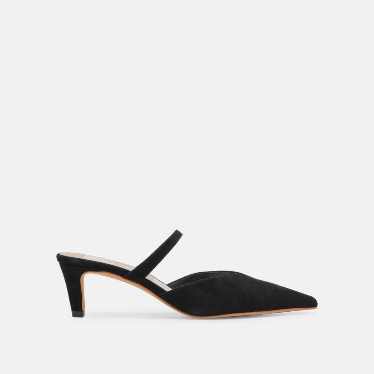 Dolce Vita Kanika Mid Heels black side | MILK MONEY milkmoney.co | cute shoes for women. ladies shoes. nice shoes for women. footwear for women. ladies shoes online. ladies footwear. womens shoes and boots. pretty shoes for women. beautiful shoes for women.