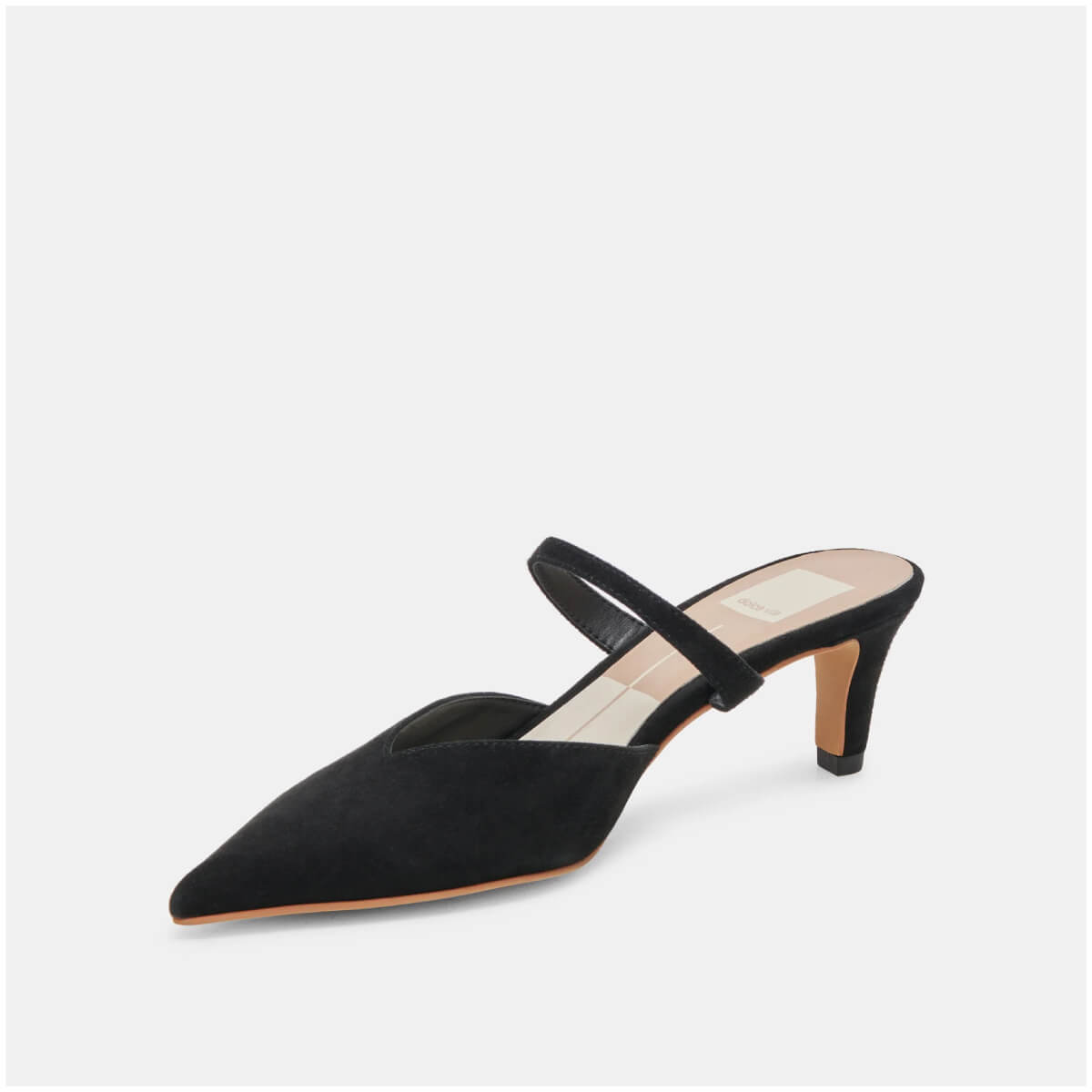 Dolce Vita Kanika Mid Heels black side | MILK MONEY milkmoney.co | cute shoes for women. ladies shoes. nice shoes for women. footwear for women. ladies shoes online. ladies footwear. womens shoes and boots. pretty shoes for women. beautiful shoes for women.