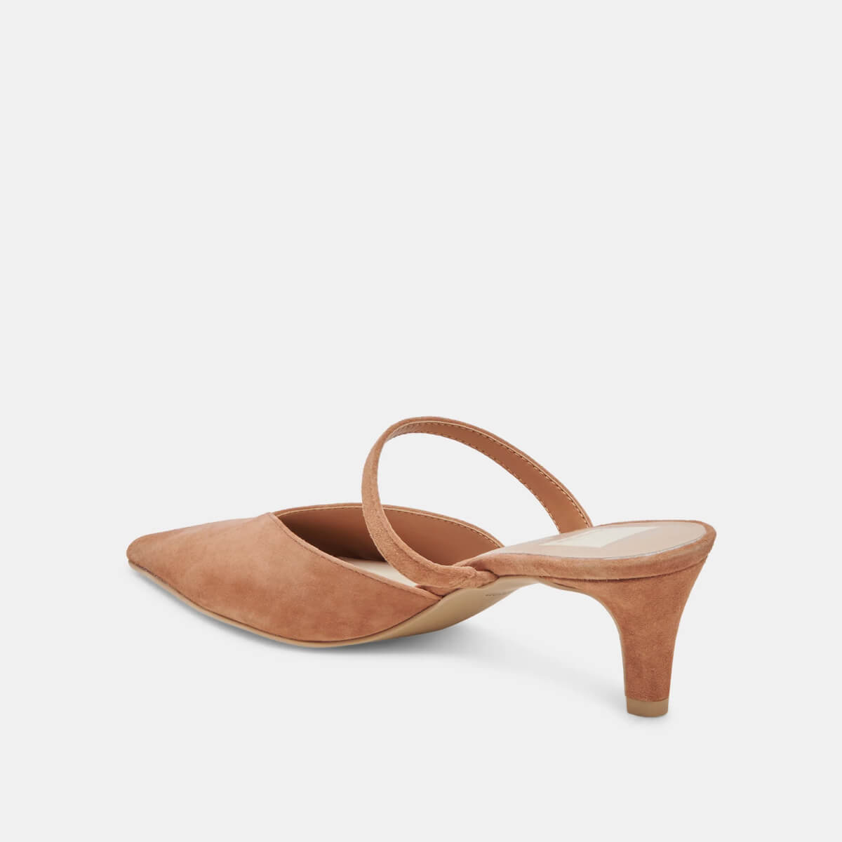 Dolce Vita Kanika Mid Heels tan side | MILK MONEY milkmoney.co | cute shoes for women. ladies shoes. nice shoes for women. footwear for women. ladies shoes online. ladies footwear. womens shoes and boots. pretty shoes for women. beautiful shoes for women.