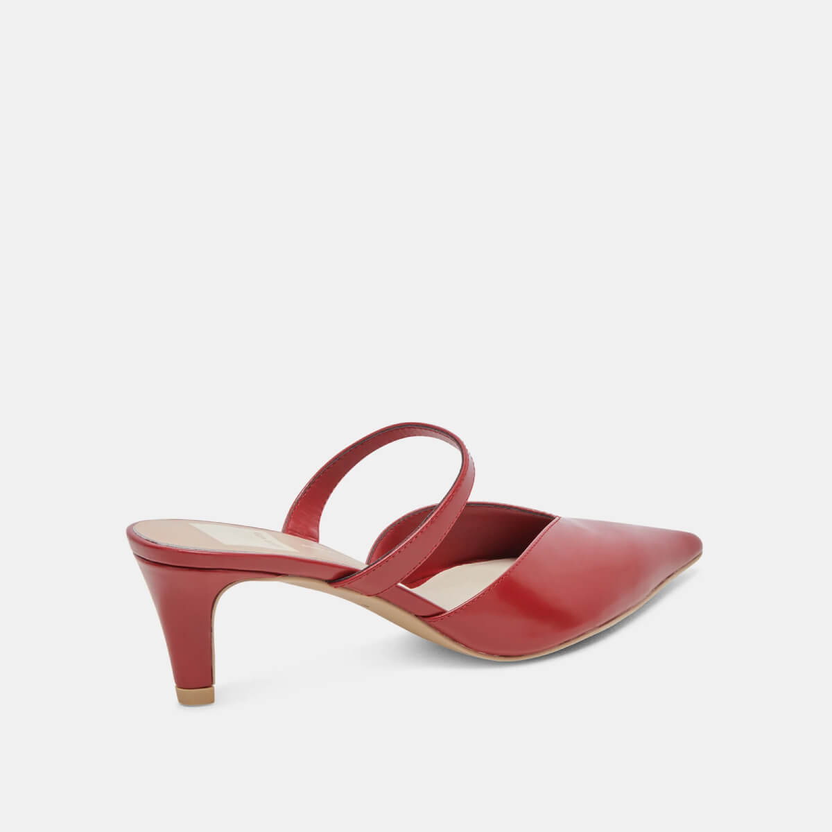 Dolce Vita Kanika Mid Heels red side | MILK MONEY milkmoney.co | cute shoes for women. ladies shoes. nice shoes for women. footwear for women. ladies shoes online. ladies footwear. womens shoes and boots. pretty shoes for women. beautiful shoes for women.