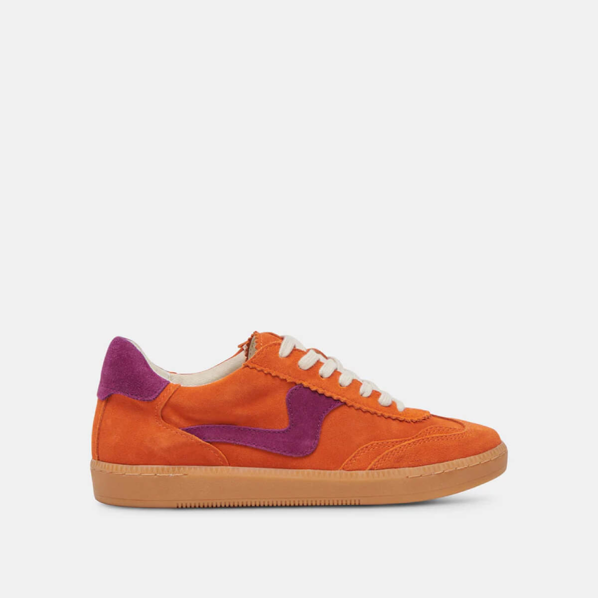 Dolce Vita Notice Sneakers orange side | MILK MONEY milkmoney.co | cute shoes for women. ladies shoes. nice shoes for women. footwear for women. ladies shoes online. ladies footwear. womens shoes and boots. pretty shoes for women. beautiful shoes for women.