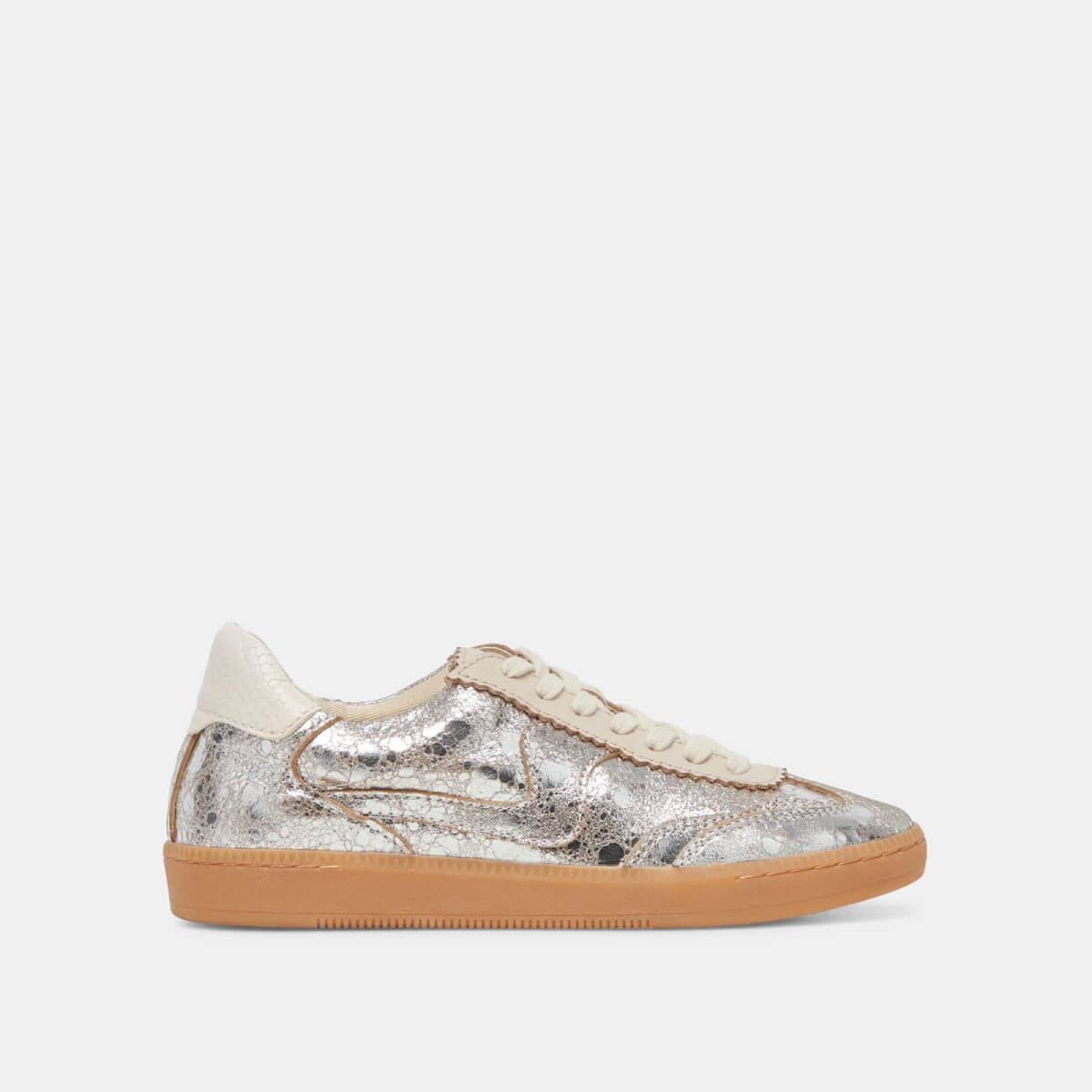 Dolce Vita Notice Sneakers silver side | MILK MONEY milkmoney.co | cute shoes for women. ladies shoes. nice shoes for women. footwear for women. ladies shoes online. ladies footwear. womens shoes and boots. pretty shoes for women. beautiful shoes for women.