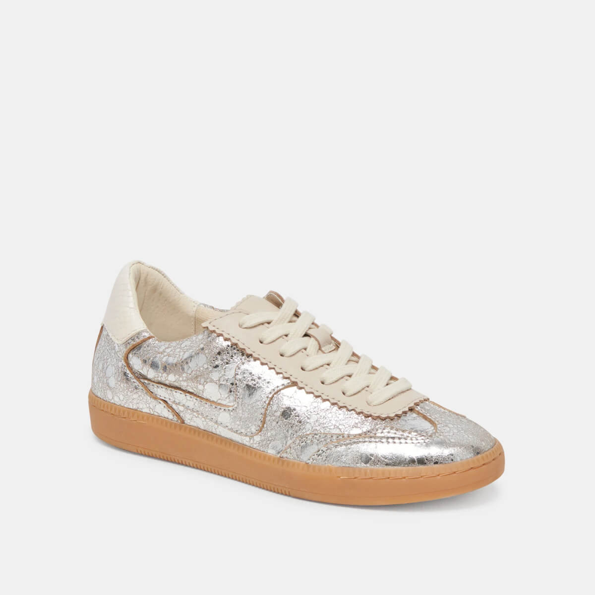 Dolce Vita Notice Sneakers silver side | MILK MONEY milkmoney.co | cute shoes for women. ladies shoes. nice shoes for women. footwear for women. ladies shoes online. ladies footwear. womens shoes and boots. pretty shoes for women. beautiful shoes for women.