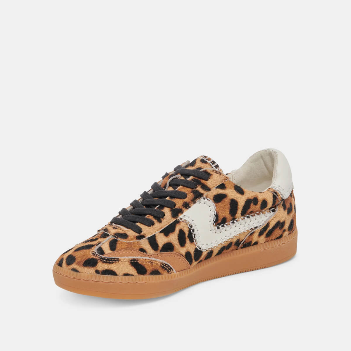 Dolce Vita Notice Stitch Sneakers leopard side | MILK MONEY milkmoney.co | cute shoes for women. ladies shoes. nice shoes for women. footwear for women. ladies shoes online. ladies footwear. womens shoes and boots. pretty shoes for women. beautiful shoes for women.