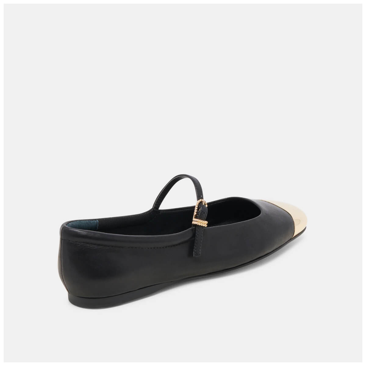 Dolce Vita Reyes Toe Cap Ballet Flats black side | MILK MONEY milkmoney.co | cute shoes for women. ladies shoes. nice shoes for women. footwear for women. ladies shoes online. ladies footwear. womens shoes and boots. pretty shoes for women. beautiful shoes for women.