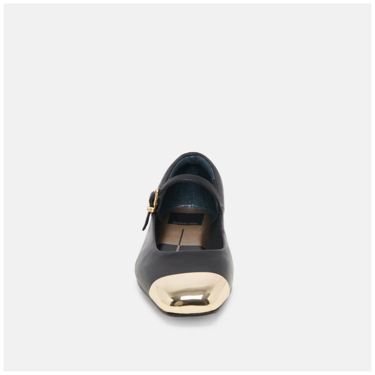 Dolce Vita Reyes Toe Cap Ballet Flats black front | MILK MONEY milkmoney.co | cute shoes for women. ladies shoes. nice shoes for women. footwear for women. ladies shoes online. ladies footwear. womens shoes and boots. pretty shoes for women. beautiful shoes for women.
