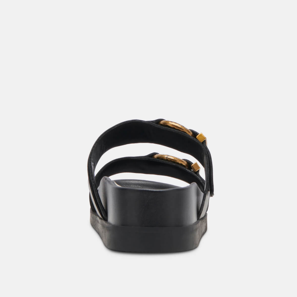 Dolce Vita Soya Sandals onyx back | MILK MONEY milkmoney.co | cute sandals for women. cute slides for women. trendy womens sandals. women sandals online. pretty sandals for women. cute slides womens.