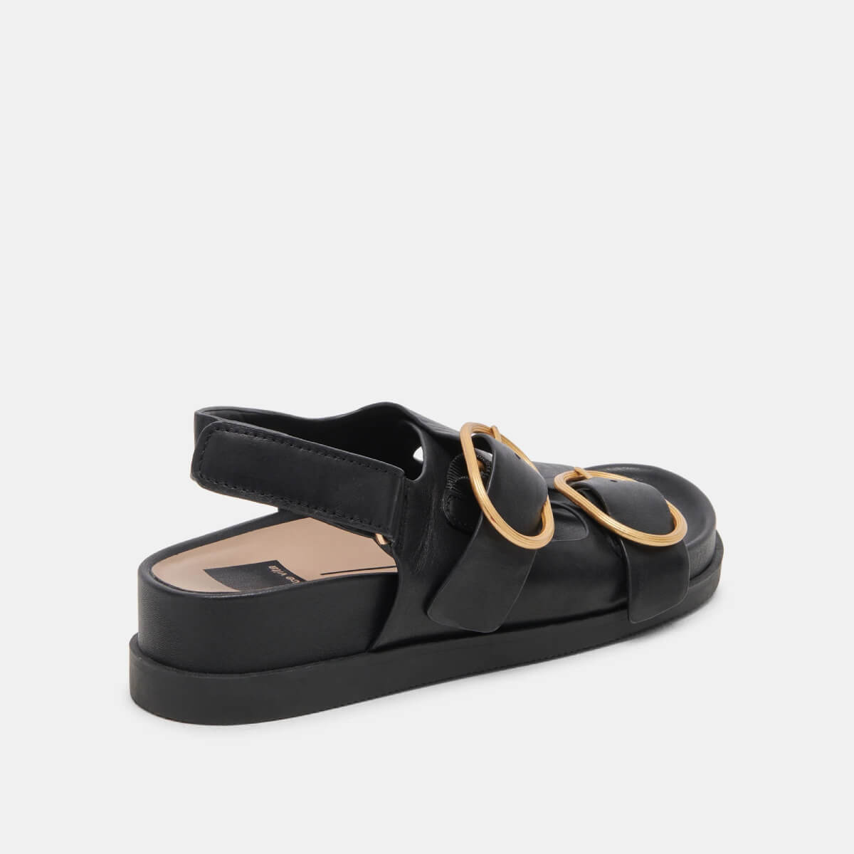 Dolce Vita Starla Sandals black side | MILK MONEY milkmoney.co | cute sandals for women. cute slides for women. trendy womens sandals. women sandals online. pretty sandals for women. cute slides womens.