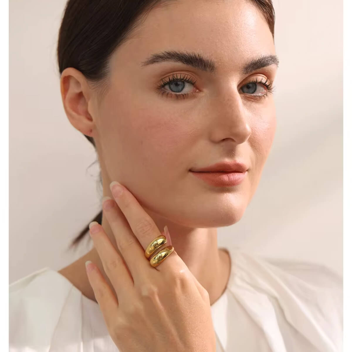 Dome Wrapped Ring gold | MILK MONEY milkmoney.co | cute rings, simple rings, casual rings, simple rings for women, trendy rings, cute rings for women, cute cheap rings, casual rings for women