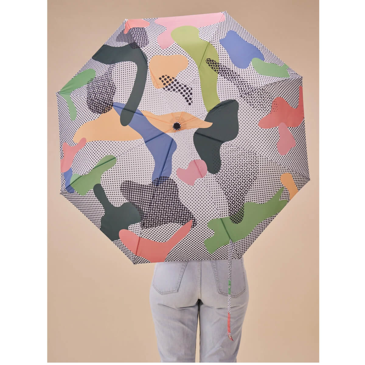 Dots Compact Duckhead Umbrella