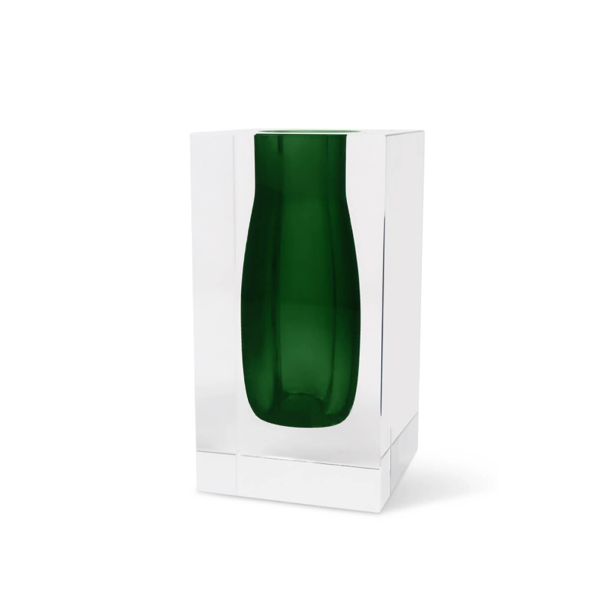 Double Wall Crystal Bud Vase