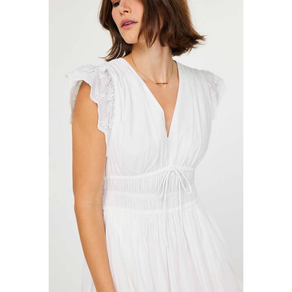 Embroidered Lace Midi Dress white | MILK MONEY milkmoney.co | cute clothes for women. womens online clothing. trendy online clothing stores. womens casual clothing online. trendy clothes online. trendy women's clothing online. ladies online clothing stores. trendy women's clothing stores. cute female clothes.