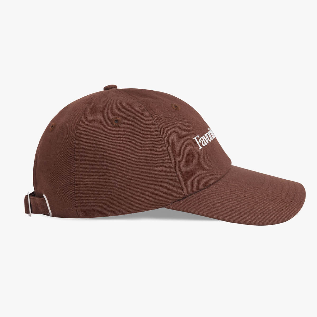 Favorite Daughter Classic Logo Baseball Hat brown side | MILK MONEY milkmoney.co | women's accessories. cute accessories. trendy accessories. cute accessories for girls. ladies accessories. women's fashion accessories.