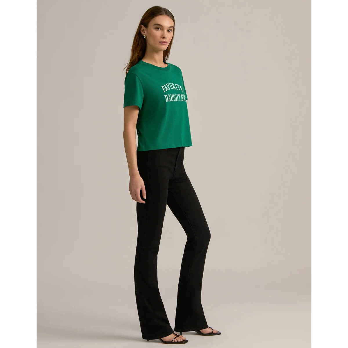 Favorite Daughter Cropped Collegiate Tee