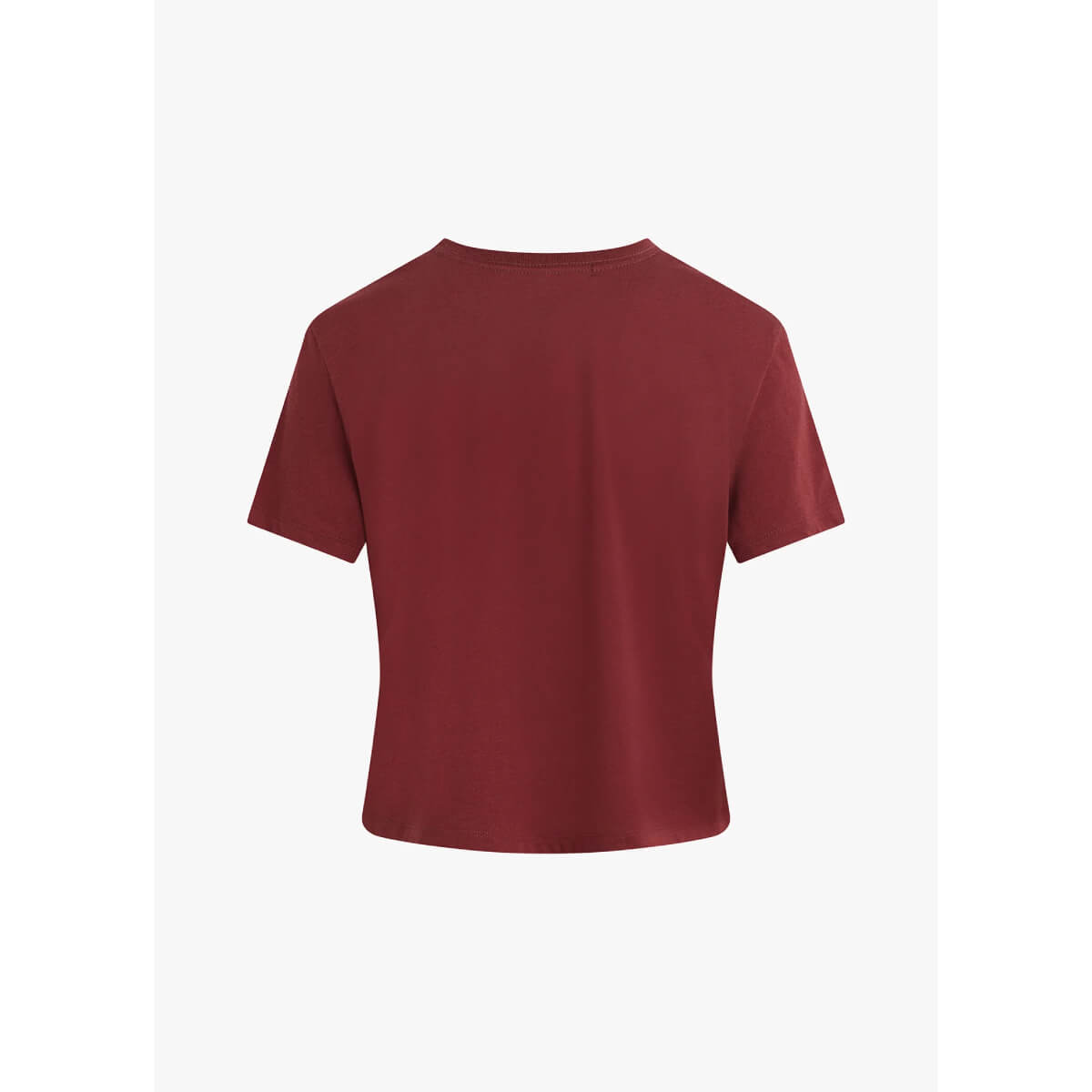 Favorite Daughter Cropped Collegiate Tee sangria back | MILK MONEY milkmoney.co | cute clothes for women. womens online clothing. trendy online clothing stores. womens casual clothing online. trendy clothes online. trendy women's clothing online. ladies online clothing stores. trendy women's clothing stores. cute female clothes.