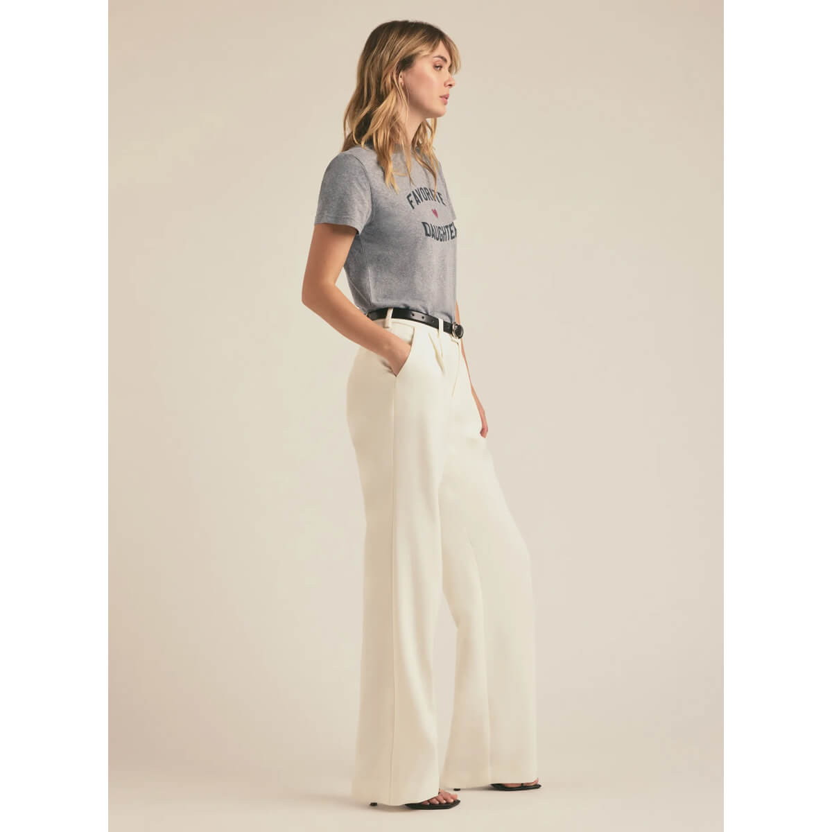 Favorite Daughter Tee grey side | MILK MONEY milkmoney.co | cute clothes for women. womens online clothing. trendy online clothing stores. womens casual clothing online. trendy clothes online. trendy women's clothing online. ladies online clothing stores. trendy women's clothing stores. cute female clothes.