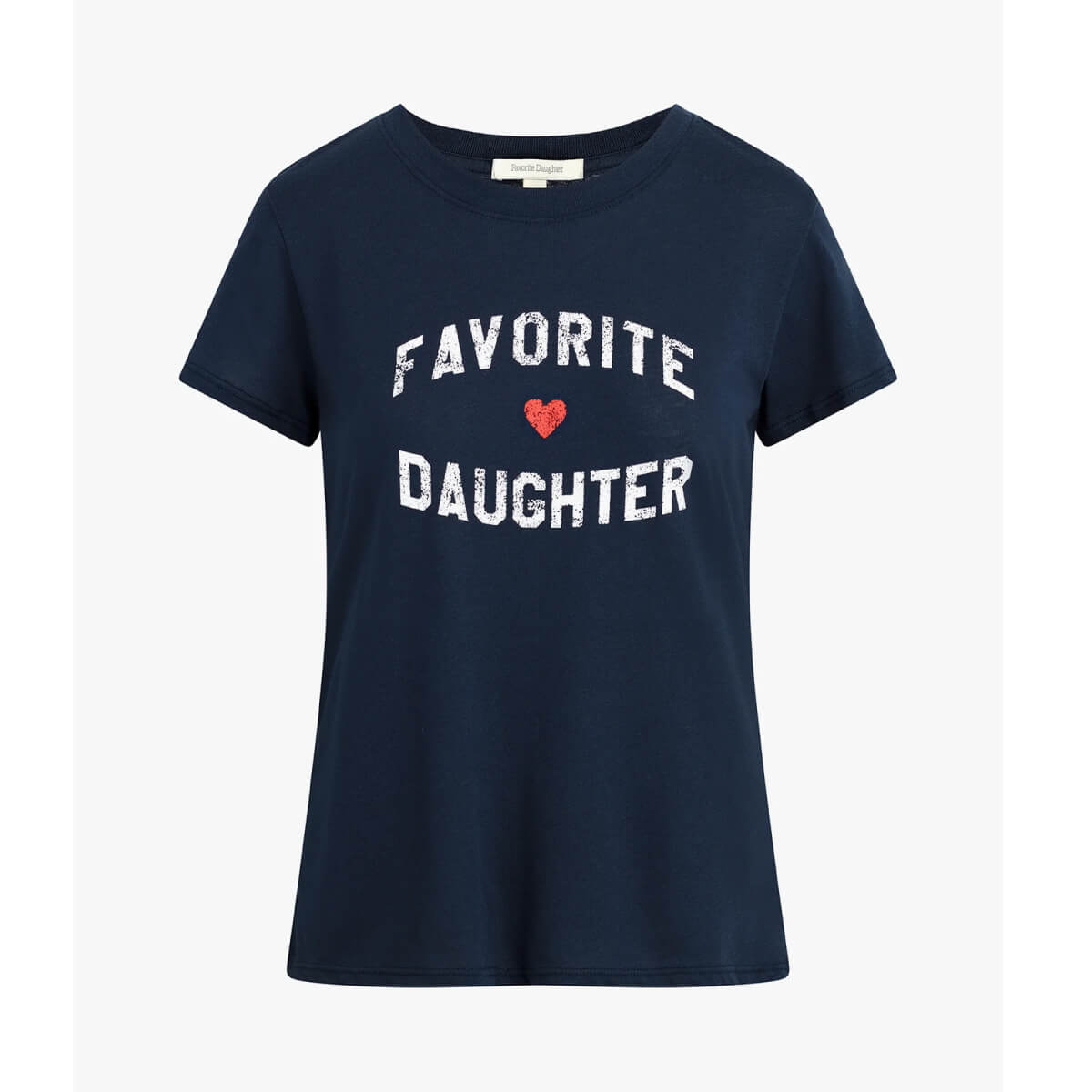 Favorite Daughter Tee navy front | MILK MONEY milkmoney.co | cute clothes for women. womens online clothing. trendy online clothing stores. womens casual clothing online. trendy clothes online. trendy women's clothing online. ladies online clothing stores. trendy women's clothing stores. cute female clothes.