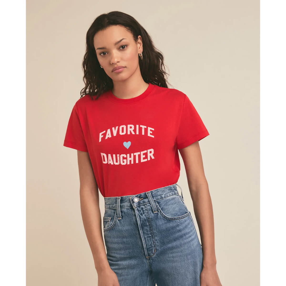 Favorite Daughter Tee red front | MILK MONEY milkmoney.co | cute clothes for women. womens online clothing. trendy online clothing stores. womens casual clothing online. trendy clothes online. trendy women's clothing online. ladies online clothing stores. trendy women's clothing stores. cute female clothes.