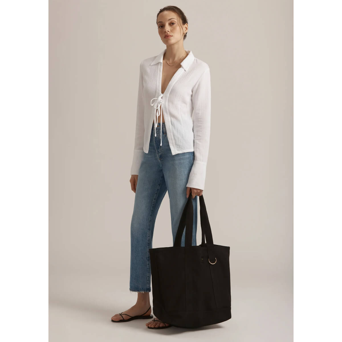 Favorite Daughter The Travel Tote black front | MILK MONEY milkmoney.co | women's accessories. cute accessories. trendy accessories. cute accessories for girls. ladies accessories. women's fashion accessories.