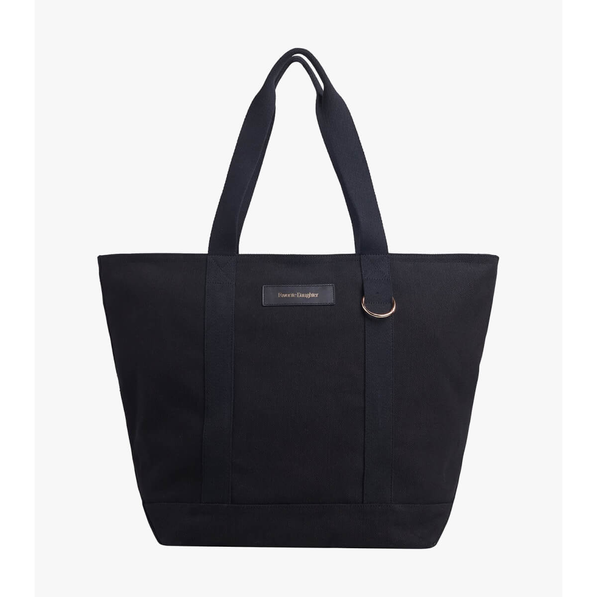 Favorite Daughter The Travel Tote black front | MILK MONEY milkmoney.co | women's accessories. cute accessories. trendy accessories. cute accessories for girls. ladies accessories. women's fashion accessories.