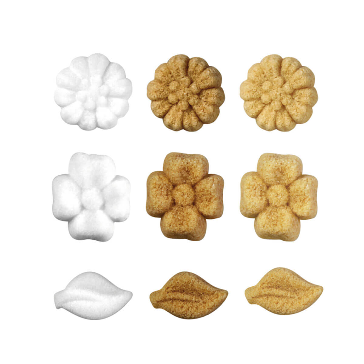 Flower Shape Sugar Cubes front | MILK MONEY milkmoney.co | white elephant gift ideas, gift, mother's day gift ideas, white elephant gift, gift shops near me