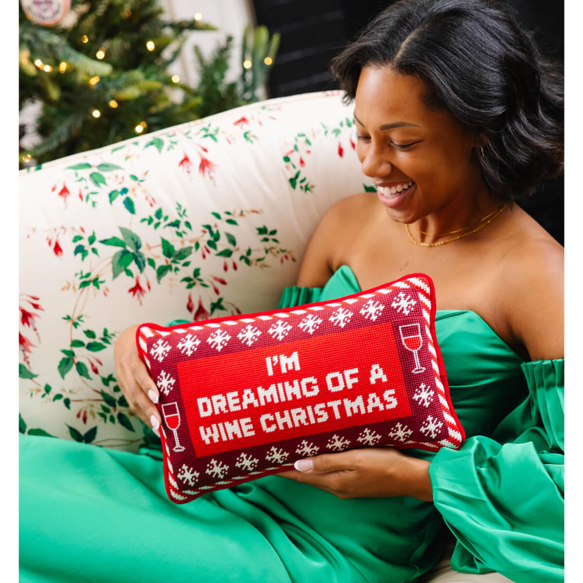 Furbish Studio Dreaming of Wine Needlepoint Pillow red front | MILK MONEY milkmoney.co | Home decor online, Modern home decor, Luxury home furnishings, Best home decor, Home accessories for sale, Living room furniture sets, Kitchen decor ideas, Wall art for home, Bathroom accessories, Vintage home decor, Minimalist home decor