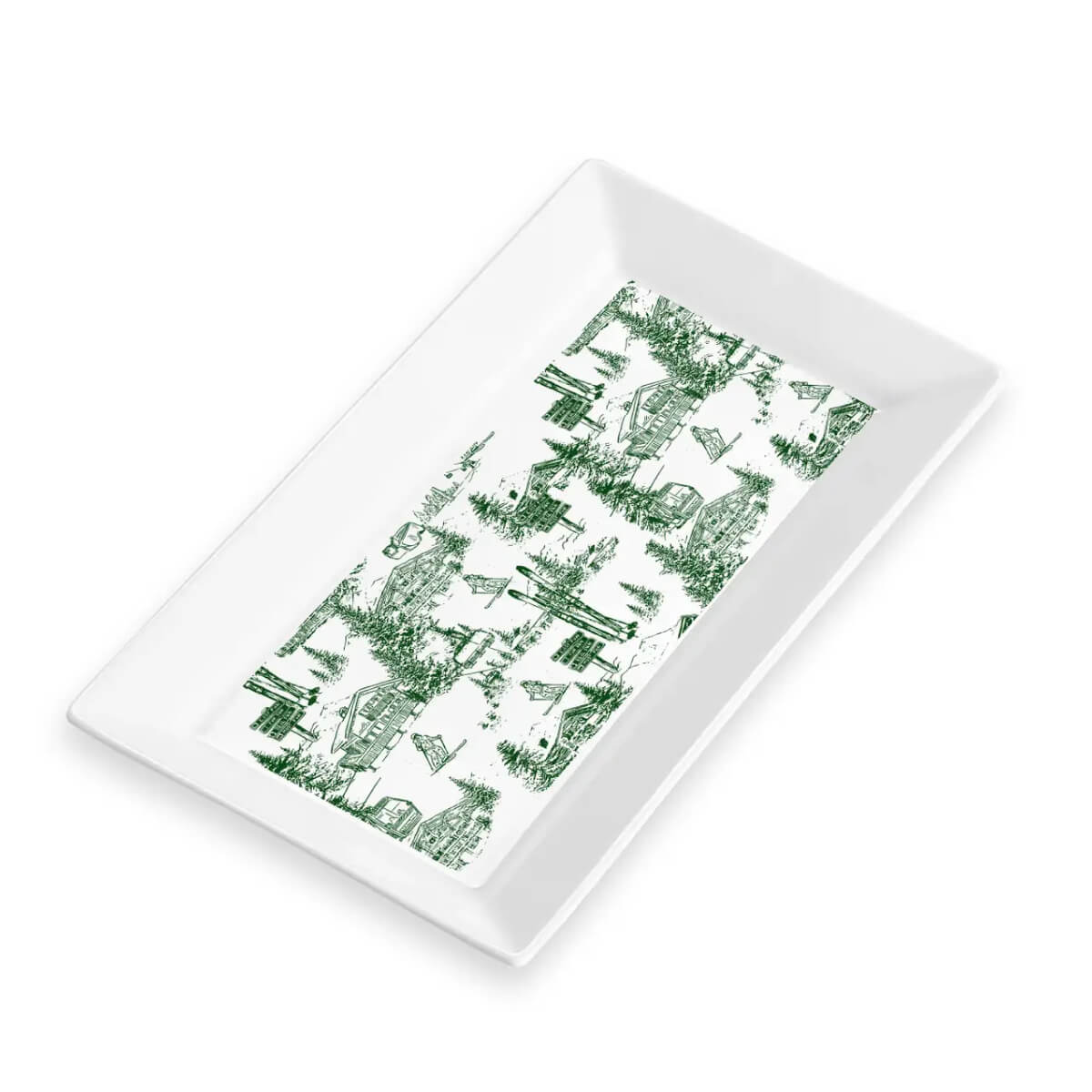 Green Skiing Toile Ceramic Serving Tray green front | MILK MONEY milkmoney.co | white elephant gift ideas, gift, mother's day gift ideas, white elephant gift, gift shops near me, cute home decor, mother's day gift, cute home accents, handmade in USA, elegant home decor, luxury home, luxury gifts
Unique gifts, Best gifts for her, Gift ideas for him. Last-minute gifts
Cheap gift ideas, Gifts for women, Luxury gifts