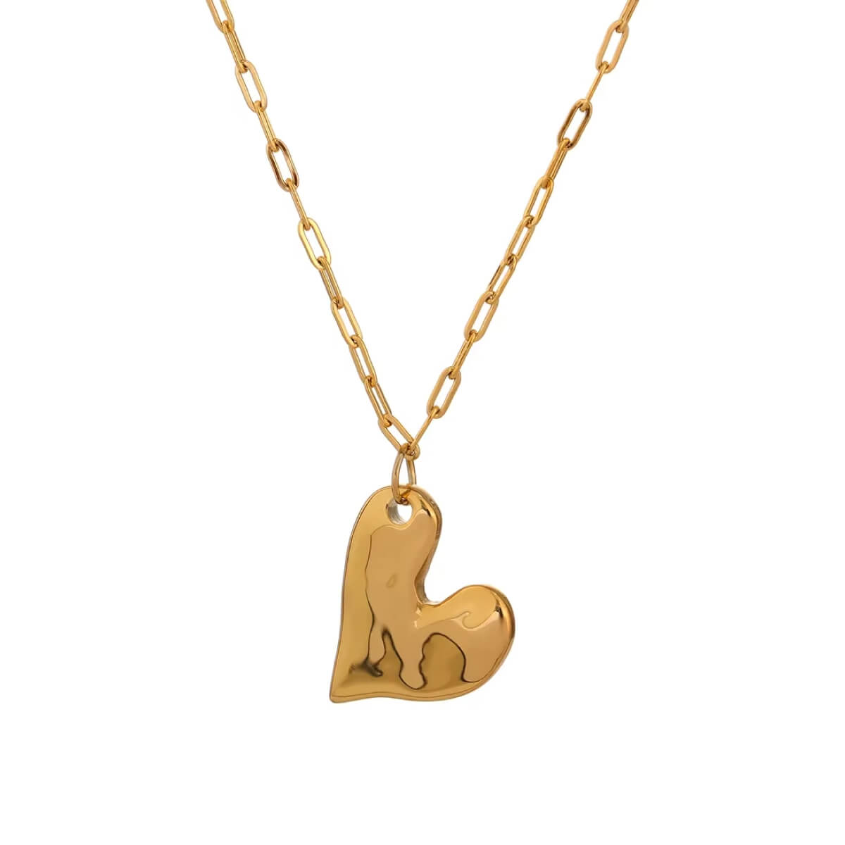 Hammered Heart Charm Necklace gold front | MILK MONEY milkmoney.co | cute necklaces. pretty necklaces. trendy necklaces.
cute simple necklaces. cute gold necklace. cute cheap necklaces. cute necklaces for women. trendy layered necklaces. casual necklace. cute trendy necklaces