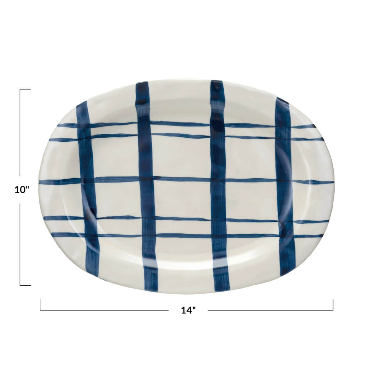 Hand-Painted Striped Stoneware Platter front | MILK MONEY milkmoney.co | Home decor online, Modern home decor, Luxury home furnishings, Best home decor, Home accessories for sale, Living room furniture sets, Kitchen decor ideas, Wall art for home, Bathroom accessories, Vintage home decor, Minimalist home decor