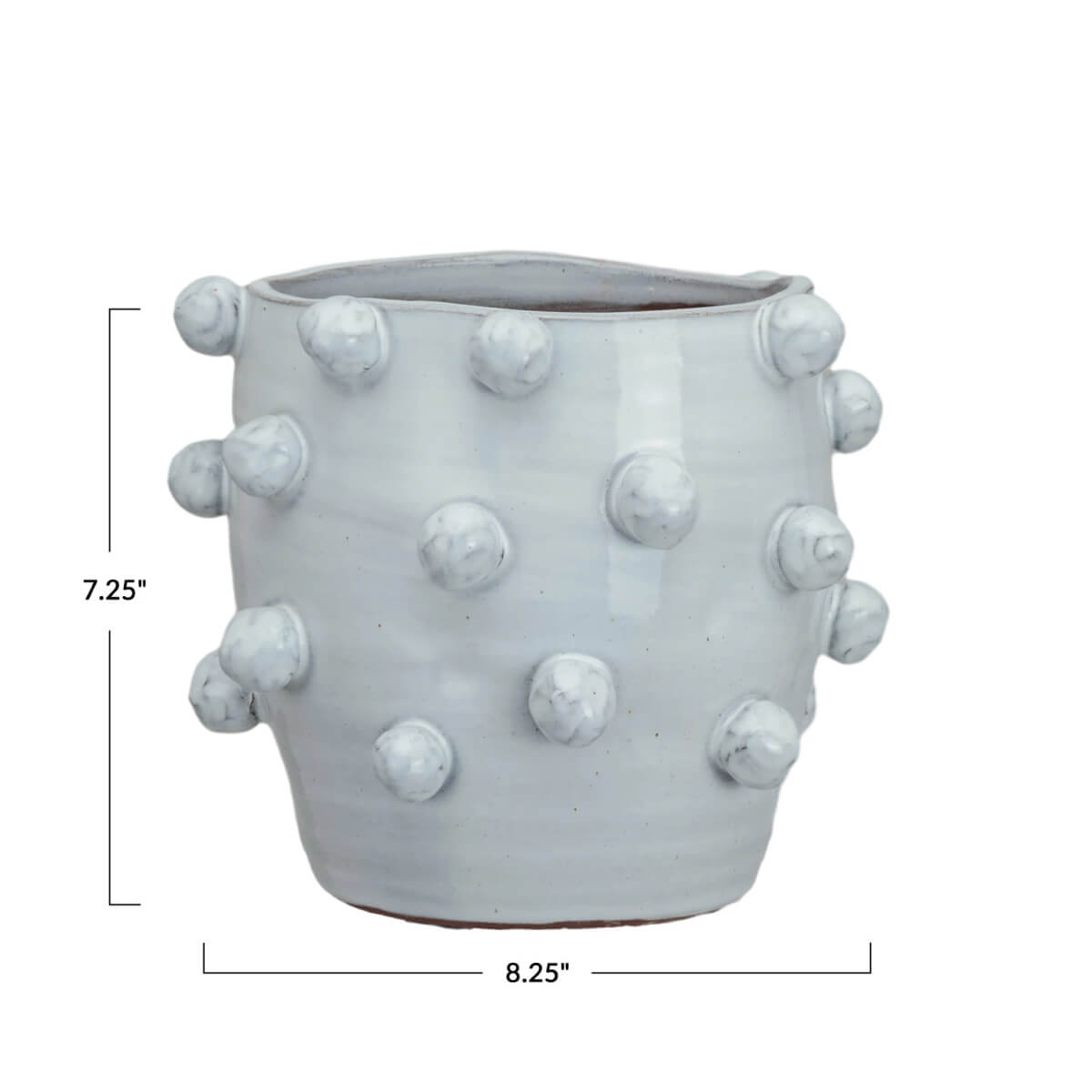 Handmade Hobnail Terra-cotta Planter white front | MILK MONEY milkmoney.co | Home decor online, Modern home decor, Luxury home furnishings, Best home decor, Home accessories for sale, Living room furniture sets, Kitchen decor ideas, Wall art for home, Bathroom accessories, Vintage home decor, Minimalist home decor