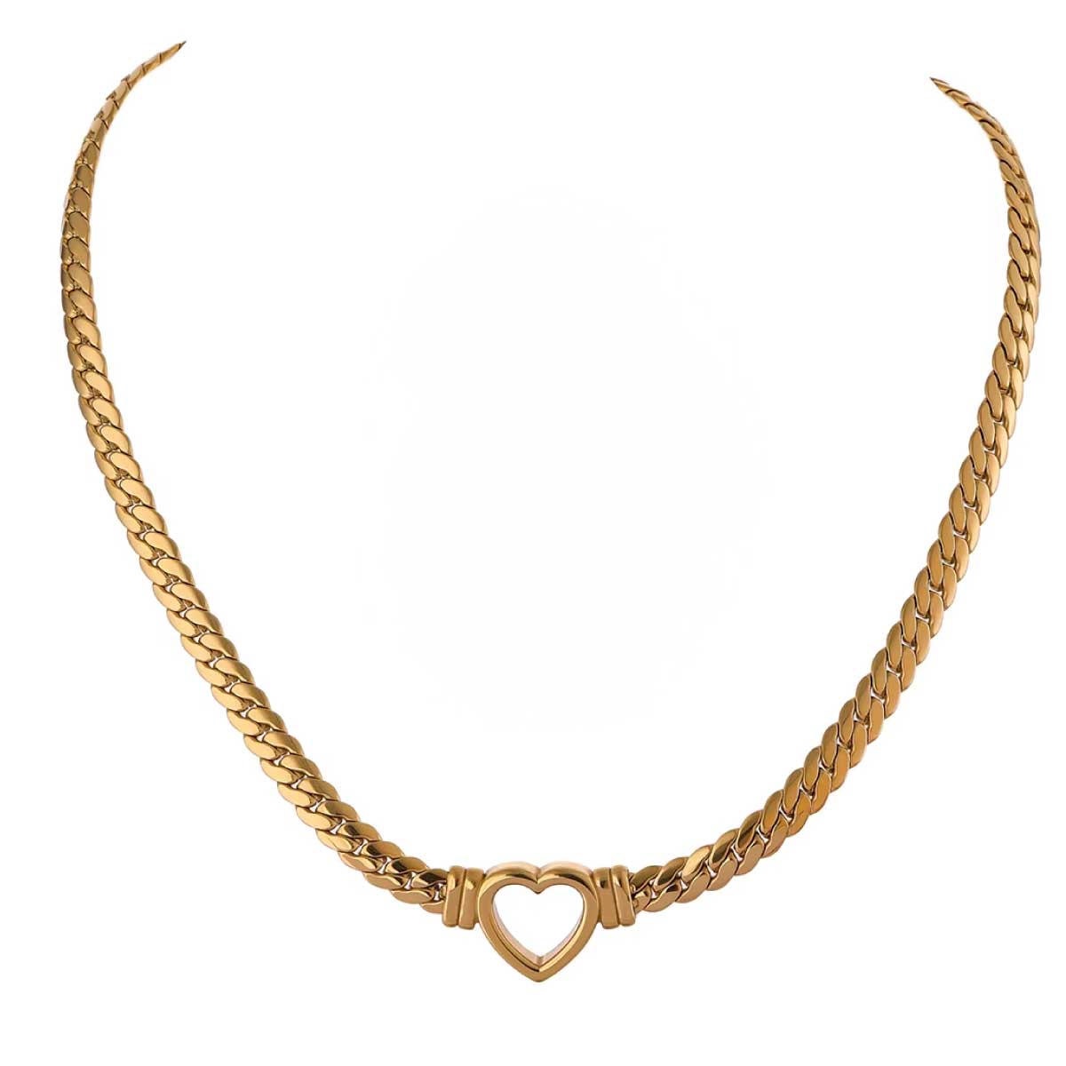 Heart Charm Cuban Link Necklace gold front | MILK MONEY milkmoney.co | cute necklaces. pretty necklaces. trendy necklaces.
cute simple necklaces. cute gold necklace. cute cheap necklaces. cute necklaces for women. trendy layered necklaces. casual necklace. cute trendy necklaces