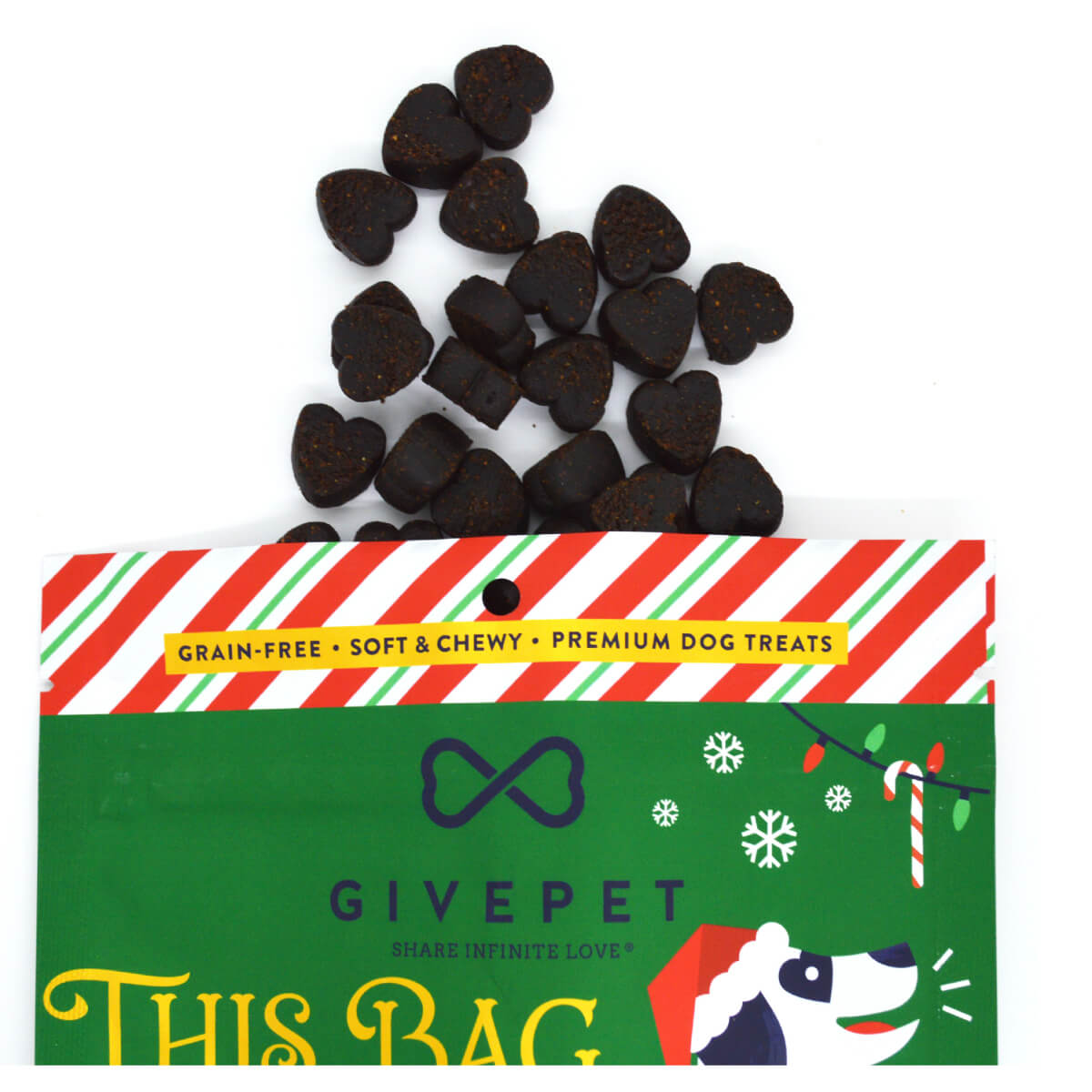 Peppermint Bark Holiday Dog Treats